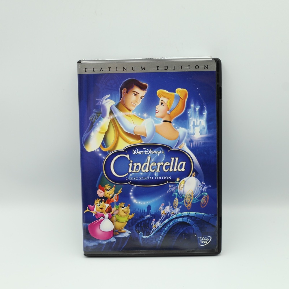 Cinderella DVD 2-Disc Special Platinum Princess Disney Cartoon Slipper Magical